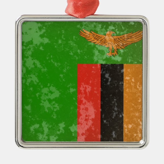 Sambia Ornament Aus Metall (Vorne)