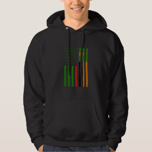 Sambia Sambische Flagge Sambische Wurzeln Amerika Hoodie
