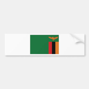 Sambia-Staatsflagge Autoaufkleber