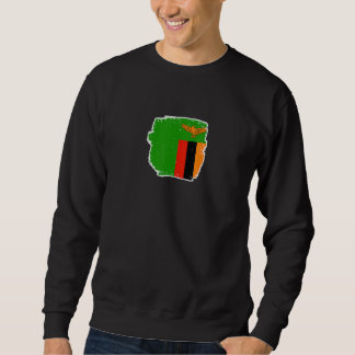 Sambia Stolz Sambia-Flagge 2 Sweatshirt