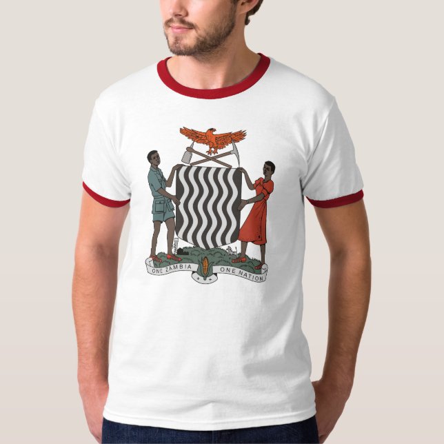 Sambia-Wappen T - Shirt (Vorderseite)
