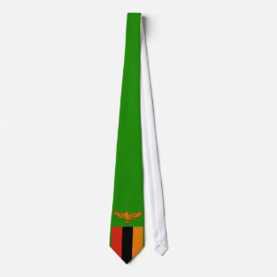 sambische Flagge Krawatte