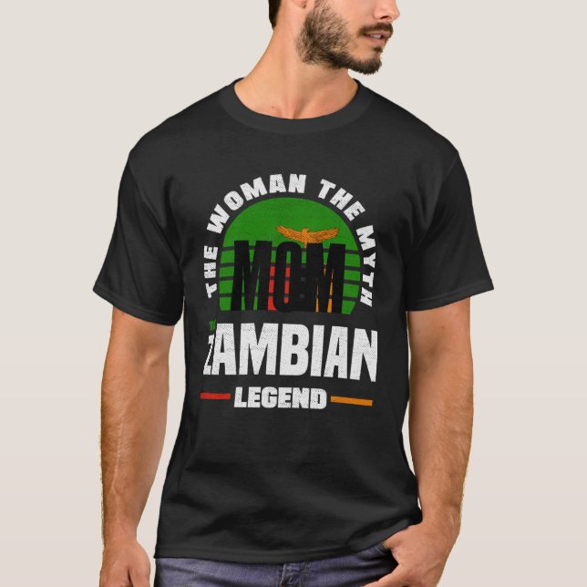 Sambischer Tag der sambischen Flaggenmütter T-Shirt (Vorderseite)