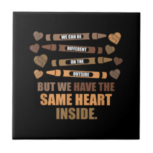 Same Heart Black History Month Afroamerikaner Fliese