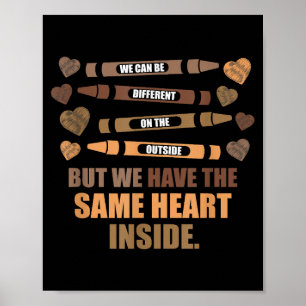Same Heart Black History Month Afroamerikaner Poster