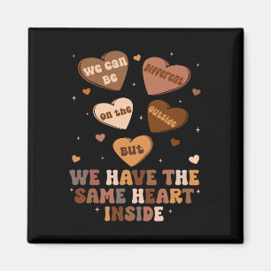 Same Heart Black History Month Afroamerikanisch Wo Magnet
