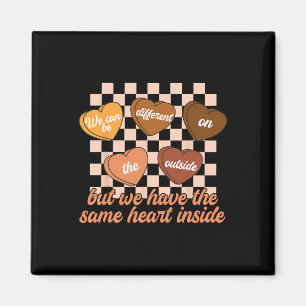 Same Heart Black History Month Kariert Candy Con Magnet