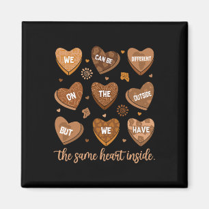 Same Heart Inside Black History Month Afrikanisch Magnet