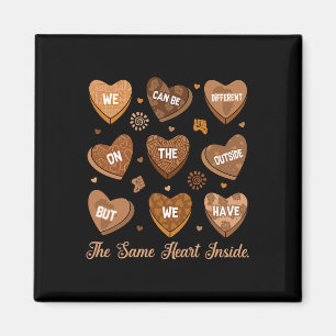 Same Heart Inside Black History Month Afrikanisch Magnet