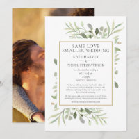 Same Love Mikro verkleinerte Foto-Hochzeit