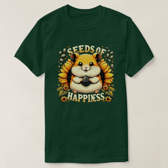 Samen des glücklichen Niedlichen Hamsters T-Shirt (Design vorne)