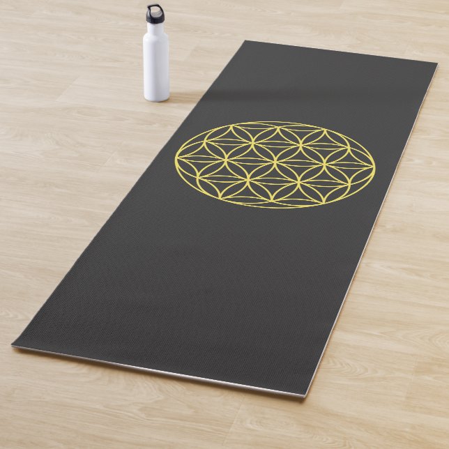 Samen des Lebens Heilige Geometrie Yogamatte (Beispiel)