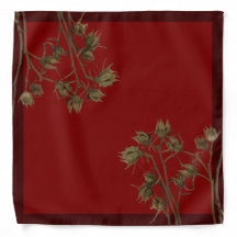 Samenkapseln auf einem Bandana