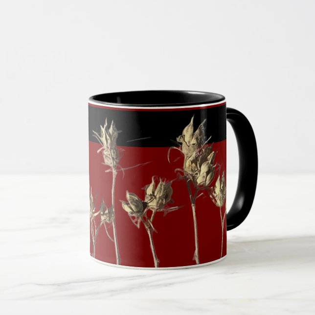 Samenkapseln auf einer Combo-Tasse (0,33 l) Tasse (VorderseiteRechts)
