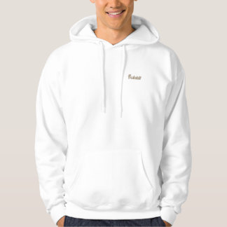 Samenwerking van Fubby poppetjes op een houtwerkpl Hoodie