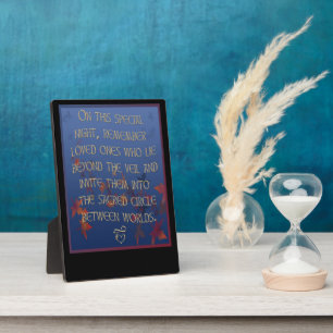 Samhain & Day of the Dead Fotoplatte
