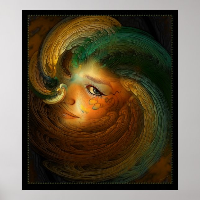 Samhain Fantasy Art Print Poster (Vorne)