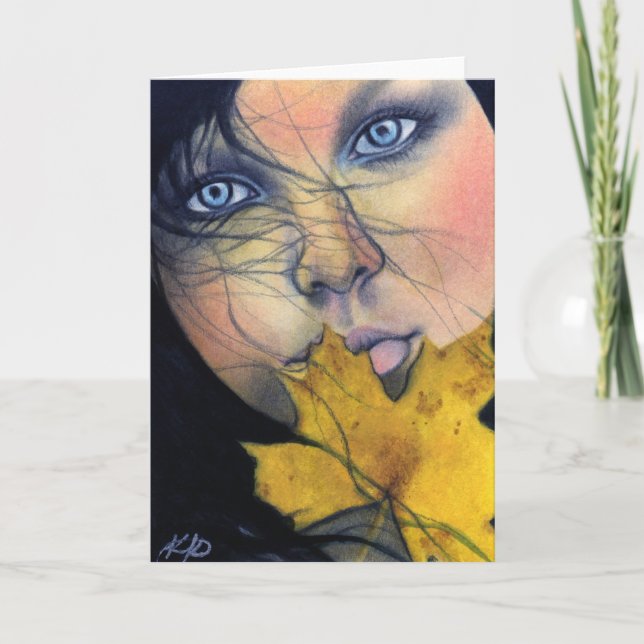 Samhain Fee Beauty Card Karte (Vorderseite)