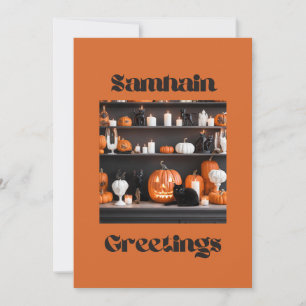 Samhain Greetings Feiertagskarte