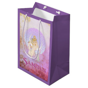 Samhain Greetings Lunar Goddess Mittlere Geschenktüte