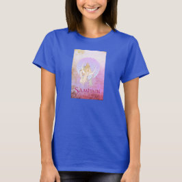 Samhain Greetings Lunar Goddess T Shirt