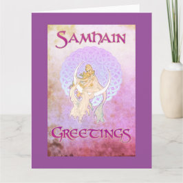 Samhain Gruß-Mondgöttin-Karte Karte