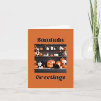 Samhain-Grußkarte Karte