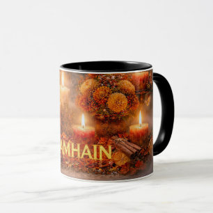 Samhain-Kaffeetasse oder -Becher mit Motten Tasse
