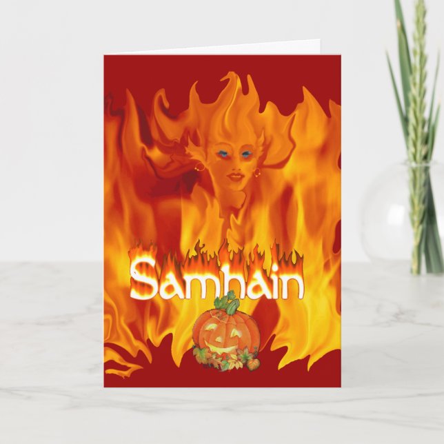 Samhain Karte (Vorderseite)