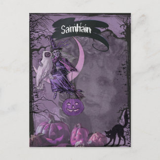 Samhain Pagan Fantasy Art Postcard Postkarte
