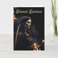 Samhain Pagan Hexe Seligen Halloween Herbstnacht