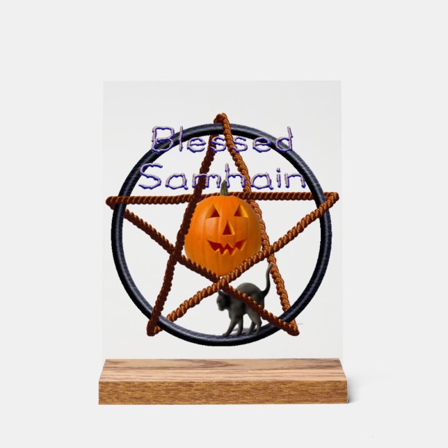Samhain Pent Acrylschild (Vorderseite)