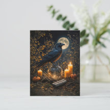Samhain Rabe Mystisch Schön