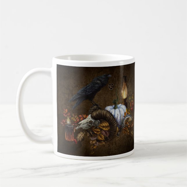 Samhain Raven Kaffeetasse (Links)