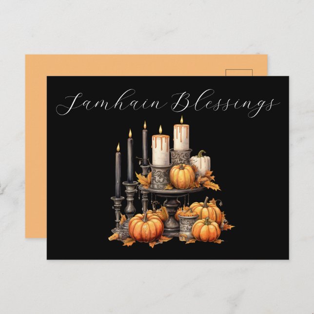 Samhain Sessings Postcard Postkarte (Vorne/Hinten)