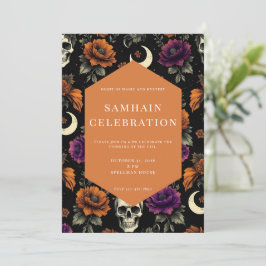 Samhain | Tag der Toten | Halloween-Einladung Einladung