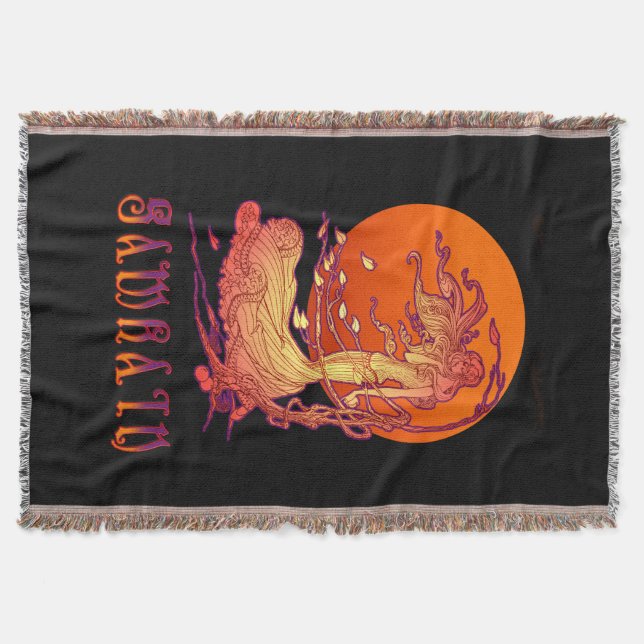 Samhain Throw Decke (Vorderseite)