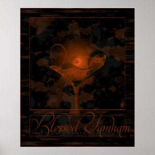 Samhain Toast Fee Martini Kunst Poster