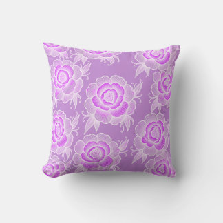 Sami 💜 Barock-Blumenmuster Kissen