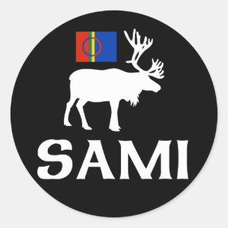 Sami, das Volk der acht Jahreszeiten Runder Aufkleber