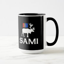 Sami, die Leute der acht Jahreszeit-Tasse