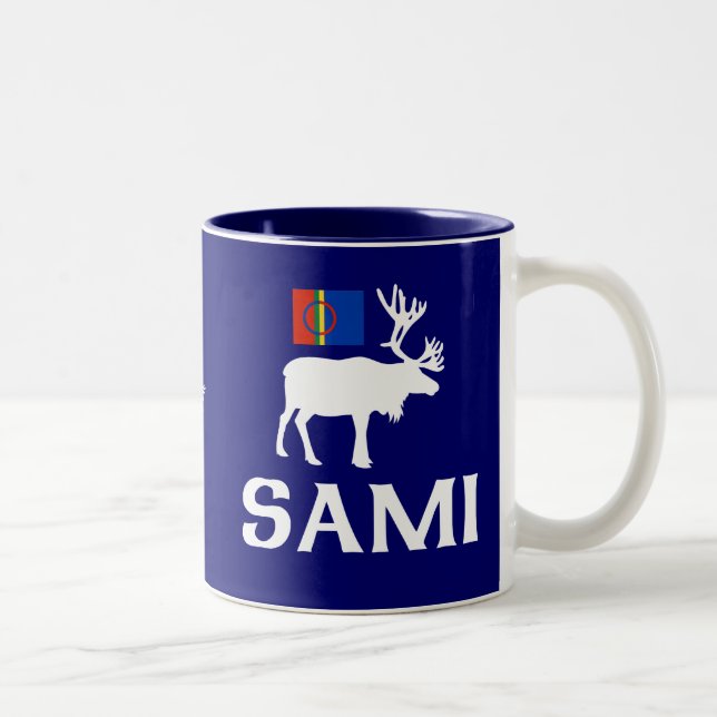 Sami, die Leute von acht Jahreszeiten Zweifarbige Tasse (Rechts)