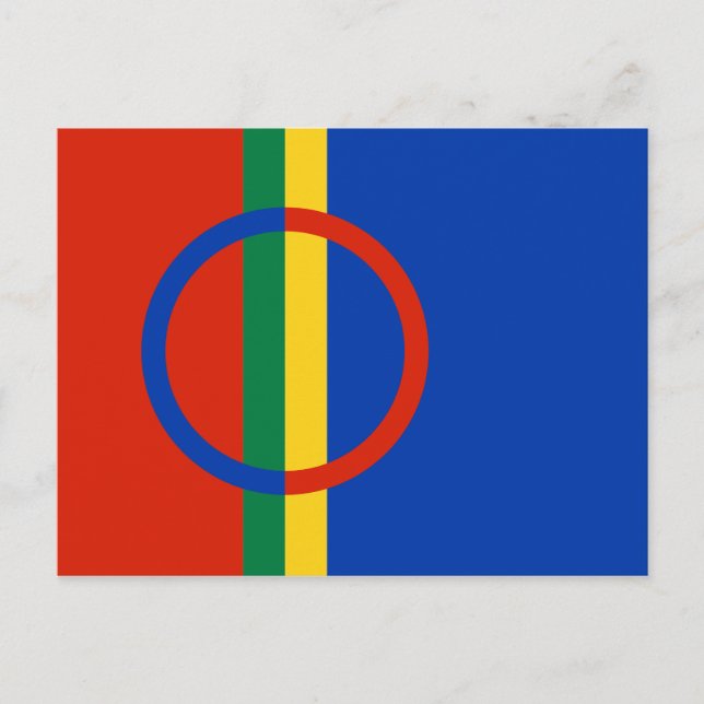 Sami Flag Postkarte (Vorderseite)