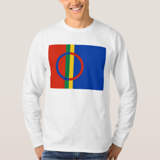 Sami Flagge (lange Hülsen) T-Shirt