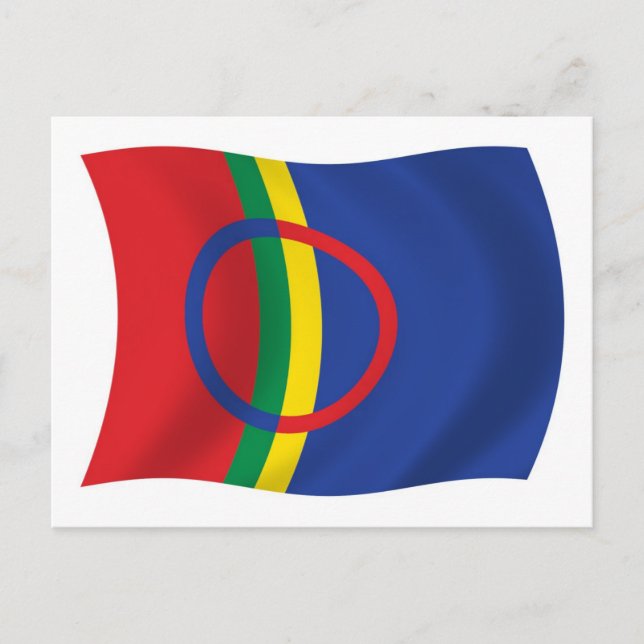 Sami People Flag Postkarte (Vorderseite)