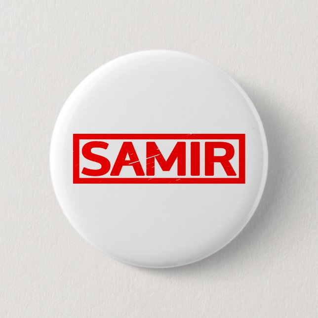 Samir Briefmarke Button (Vorderseite)