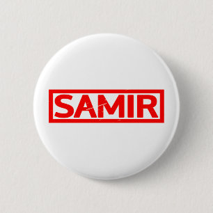 Samir Briefmarke Button
