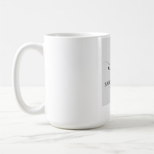 Samira Hadid Monogramm Luxus Kaffeetasse (Links)