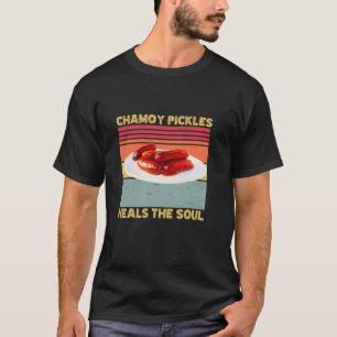 Sämischleine heilen das Soul Retro Spaß Hot Pick T-Shirt