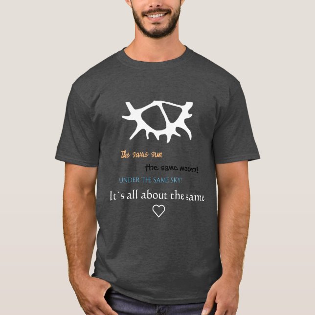 Samisk inspiration es ist alles ungefähr das gleic T-Shirt (Vorderseite)